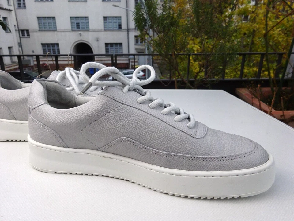 FILLING PIECES Damen Schuhe Sneaker Leder Grau Portugal Gr.40 Neuw - Bild 4 von 4