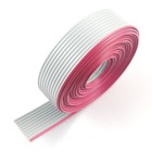 2M 6.6FT 1.27mm Pitch 6 Pin Wire Gray Flat Ribbon Cable For 2.54mm FC Connector
