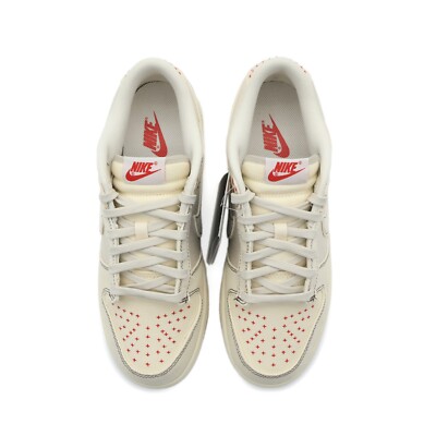 DV0834-100 Nike Dunk Low Sashiko Denim Light Orewood Brown White