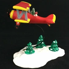SPIRIT OF SNOW VILLAGE AIRPLANE # 54402  VINTAGE SNOW VILLAGE ACCESSORY Dept 56