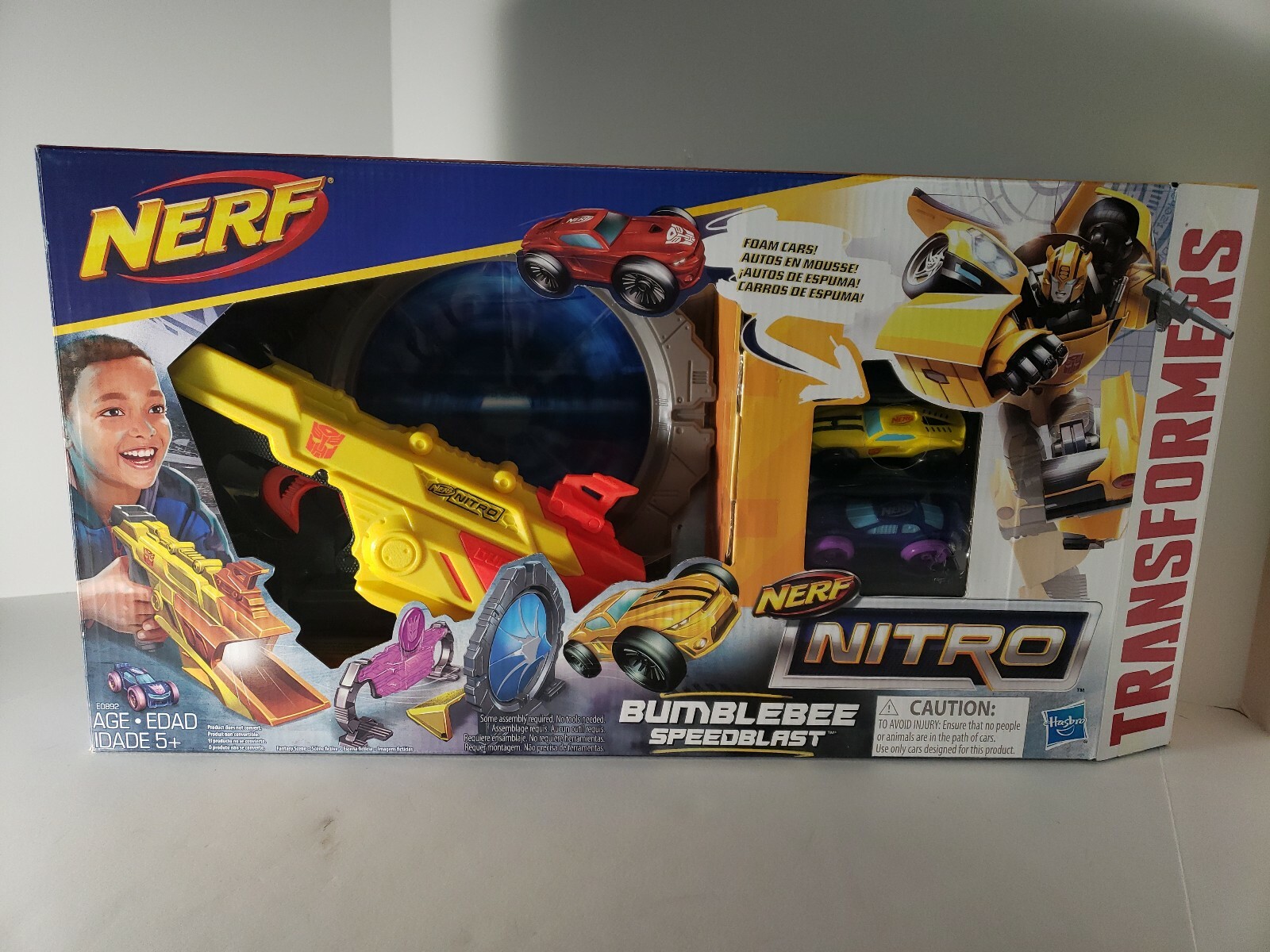 nerf nitro transformers bumblebee speedblast