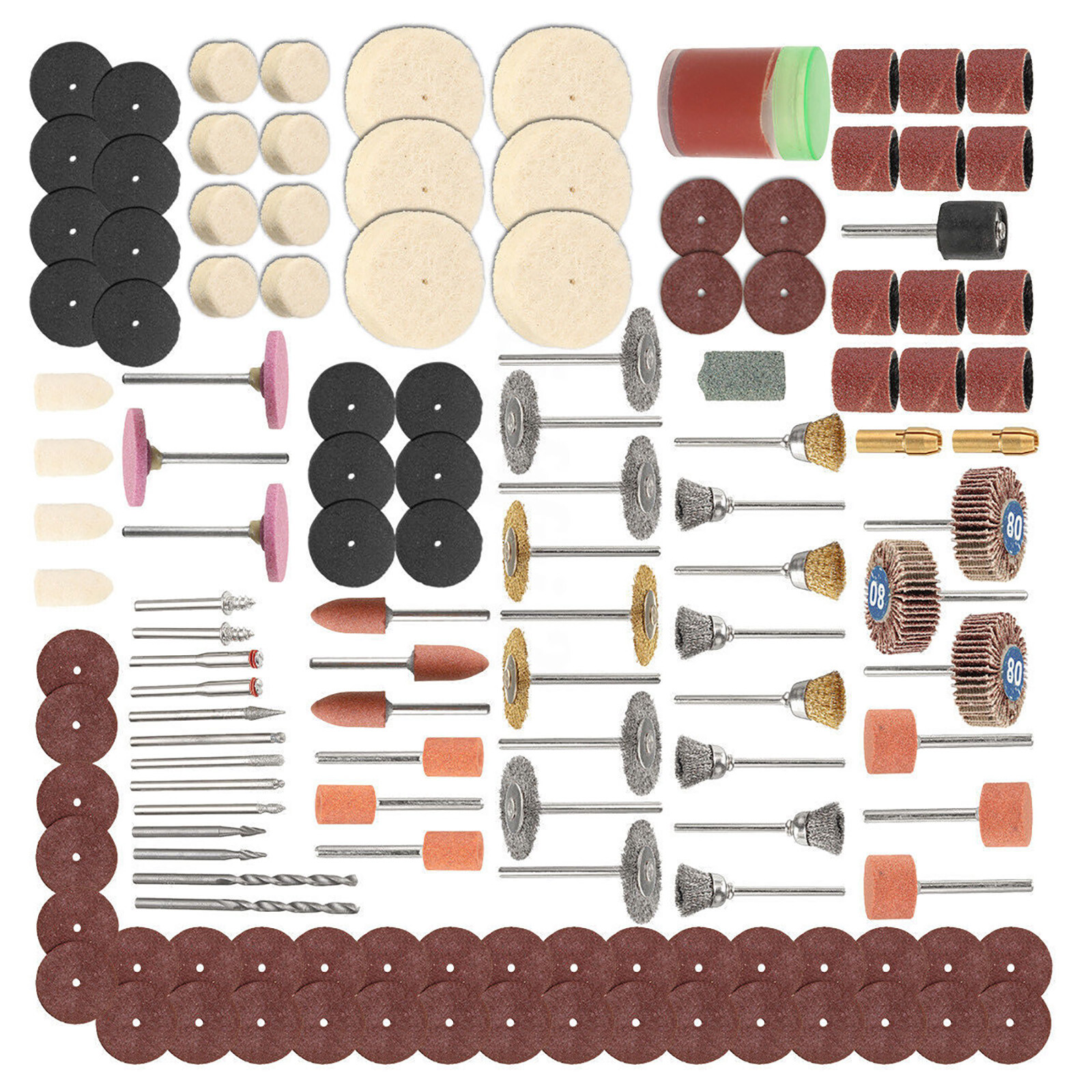 350pcs New Grinding Sanding Polishing Rotary Tool Set Rotary Accessories Kit