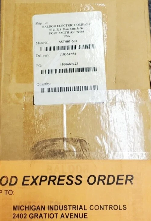 Baldor SST001-502 W/ MINT 3.28 UPGRADE 3 AXIS STEPPER CONTROL - Изображение 3 из 3