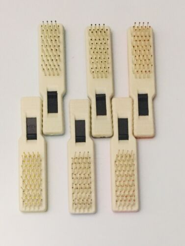 2 PC Retractable Bristle Plastic Travel Hair Brush W/Mirror - Picture 2 of 19