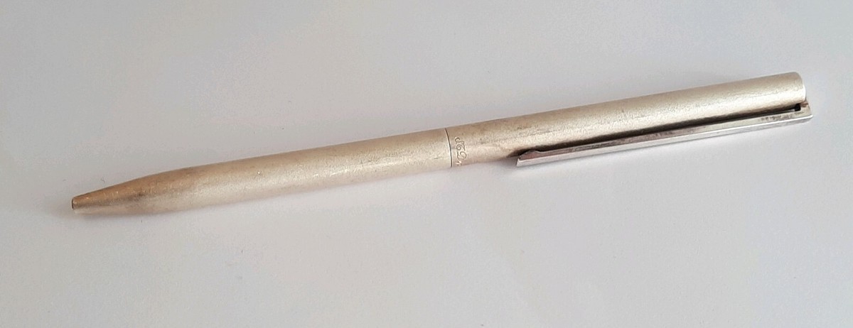 Stylo Bille S.T. Dupont Olympio Plaqué Argent 925 - Occasion De Prestige