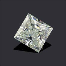 0.90 CT Natural White Diamond square Cut VVS1 D Grade IDGL Certified W1