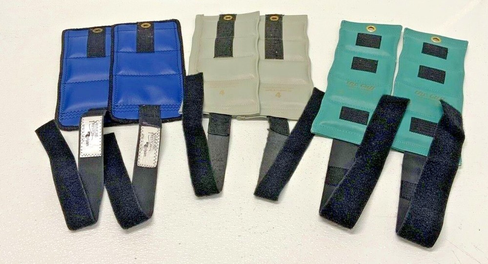 Lot of 6 The Cuff 4lb Roylan 2.5lb Rehabilitation Division 4lb Weights 262D