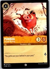 Disney Lorcana Pumbaa Friendly Warthog The First Chapter Free Shipping!