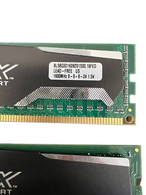 16GB (2x8GB) 1.5V Desktop RAM Crucial BLS8G3D1609DS1S00.16FED | eBay