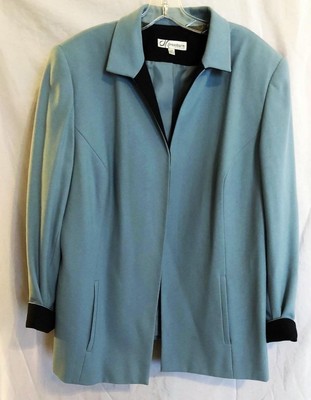 light blue swing coat