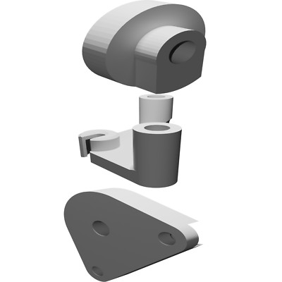 Direct Mount Adapter für Zesty Nimble V1.2 kompatibel mit E3D V6 Clone Hotend