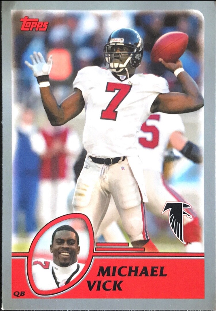 Michael Vick 2003 Topps 5 of 5 Very Good Condition FREE SHIPPING