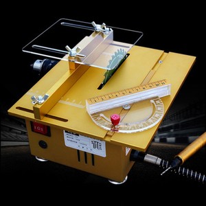 Portable Mini Table Saw DIY Wood Cutting Machine 
