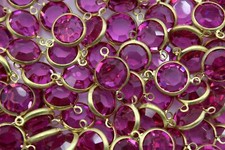 Swarovski Round Channels - 11mm - 2 Hole - 10pcs per pack.