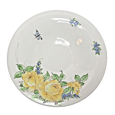 Große Kahla Obstschale handbemalt, signiert ca. 29,5  x 4,5 cm top Zustand