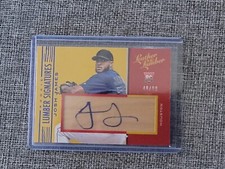 2019 Panini Leather & Lumber Signatures Blue /99 Josh James #133 Rookie Auto RC