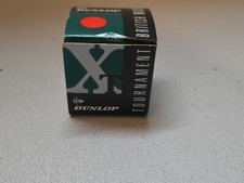 Piłka do squasha Dunlop XT z 1999 roku - "Red dot" średni Turniej