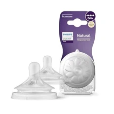 Philips Avent Natural Response Bottle Teat - 2 x Baby Bottle Flow 5 Teat