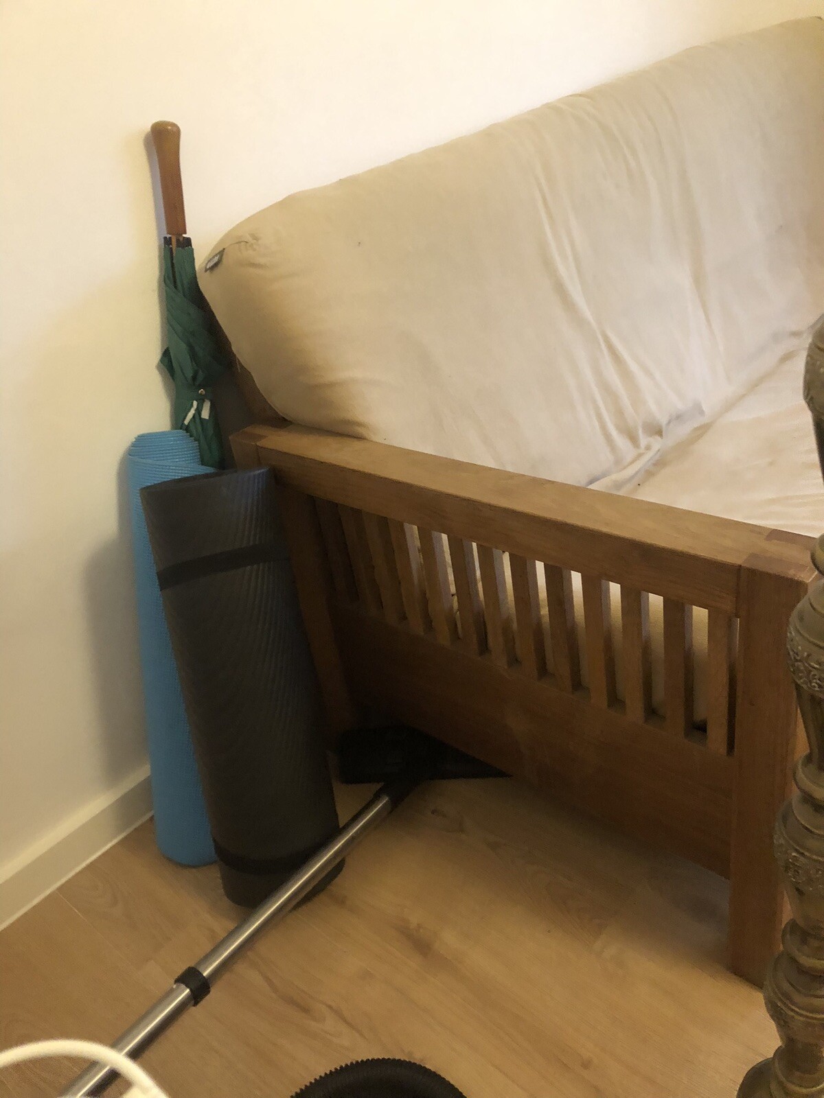 3 Seater Solid Oak Sofabed From the Futon Company eBay