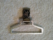 3.5" Vintage Square Dancing Dancers Metal Belt Clip Towel Holder