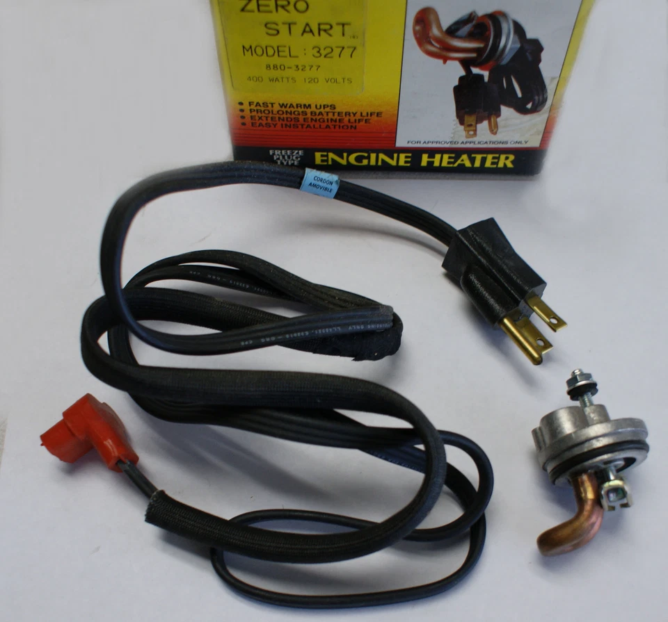 Calentador bloque motor Zerostart 880-3277 se adapta a sonda Mazda 626 2.2 Turbo 1988-1990 Foto 2 de 2