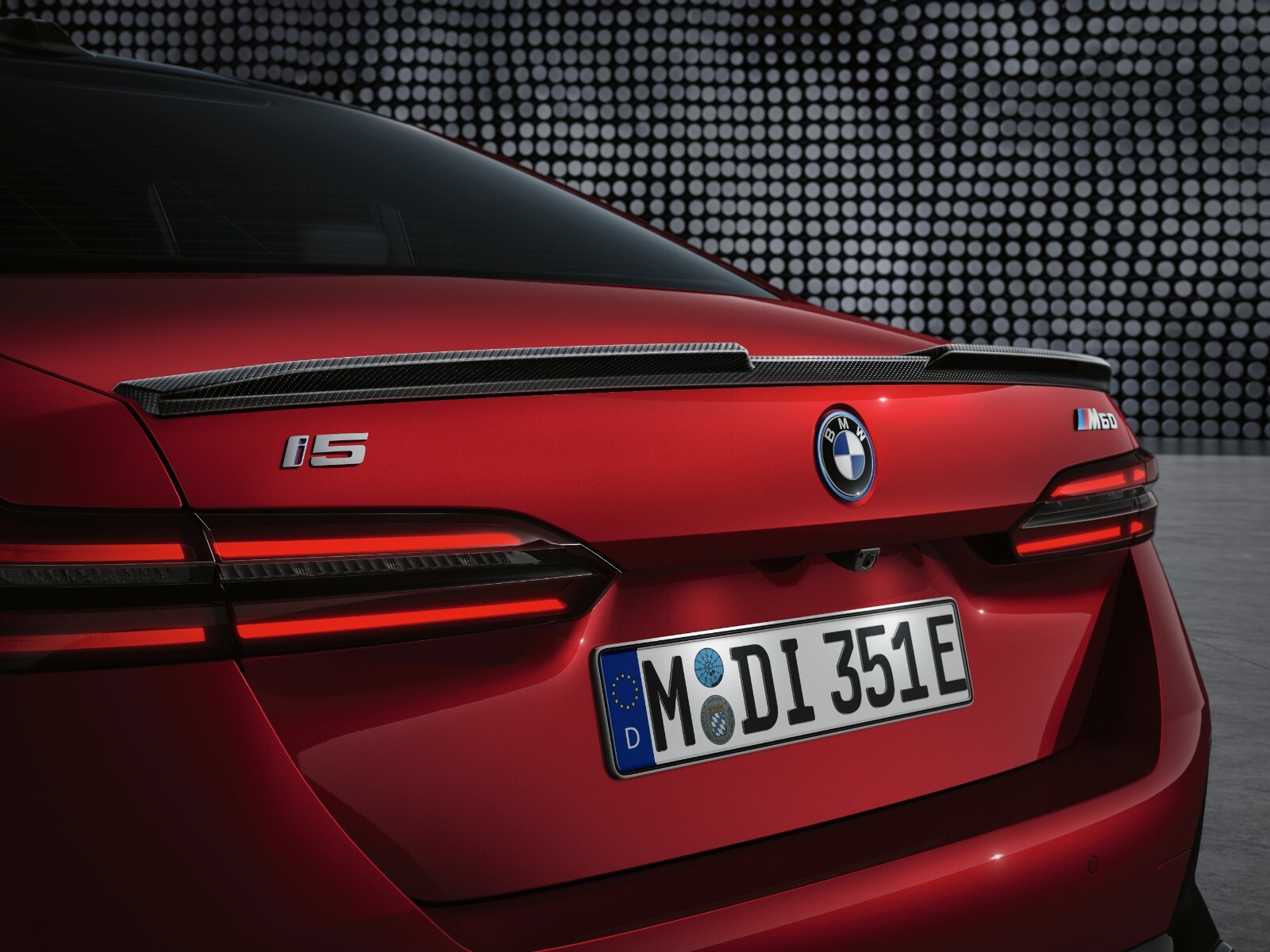 BMW Carbon Fibre Boot Spoiler G60 5 Series i5 M Performance 