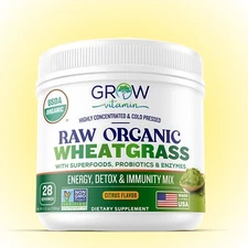USDA Certified Organic Green Powder Superfood - Made with Superfoods,probiotics