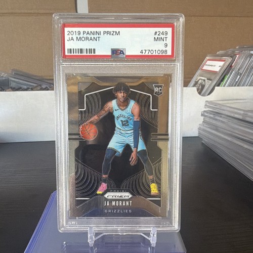Panini Prizm 2019-20 Ja Morant RC Base #249 Dribbling PSA 9 Grizzlies