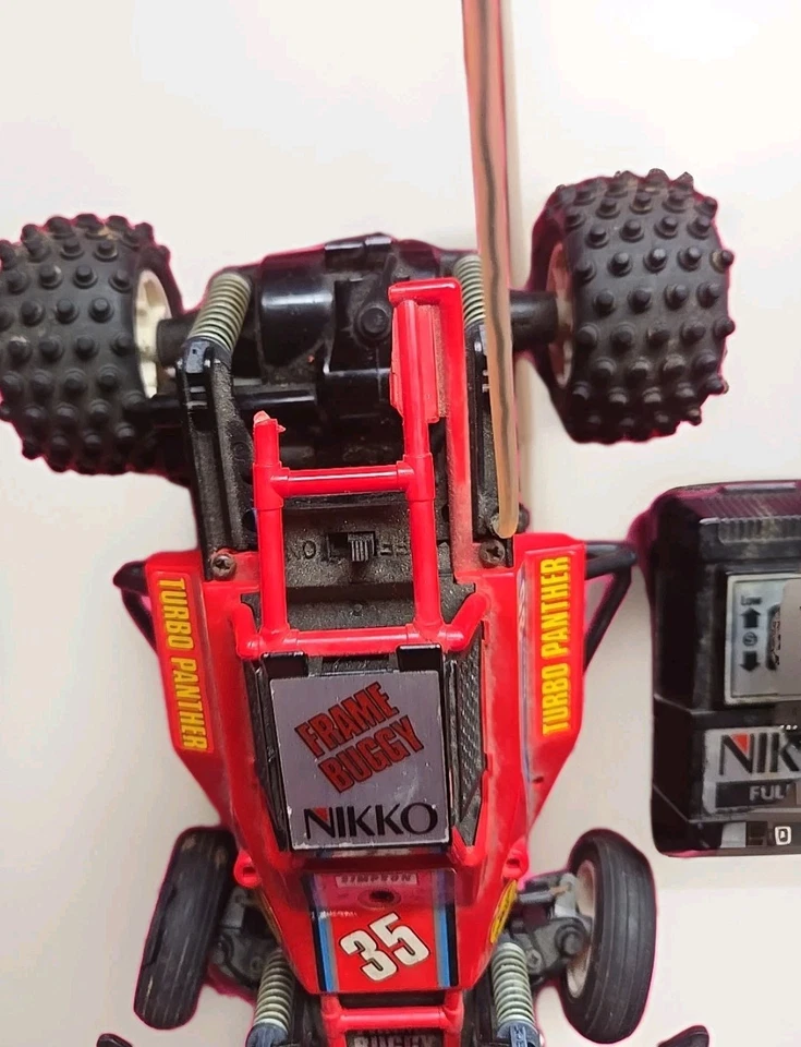 Vintage Nikko Turbo Panther Rc Buggy Complete With Remote & Working - Image 3 of 4