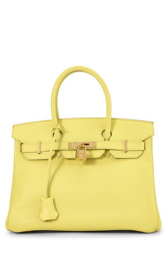 Hermès Lime Epsom Birkin 30 - WGACA