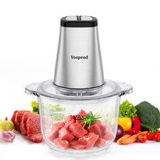 Vospeed 2L 500W Mini Chopper & Electric Food Processors Veg & Meat Food Chopper