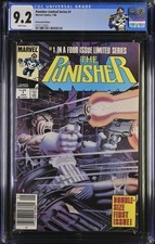 The Punisher #1 Limited Series 1986 NEWSSTAND CGC 9.2 NEAR MINT- White Pages