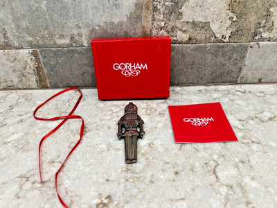 Gorham Silverplated Nutcracker Ornament