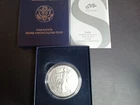 2008 W American Eagle One Ounce Silver Uncirculated Coin with COA & OGP