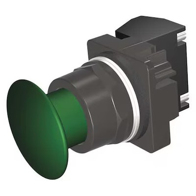 Siemens 52Bp2a3a Push Button Operator, 30 Mm, 1No/1Nc, Green