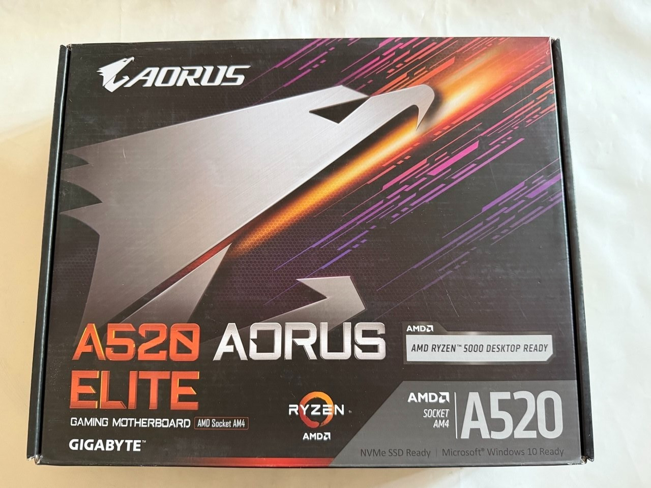 GIGABYTE  A520 AORUS ELITE ATX Socket AM4 AMD X CPU RYZEN 3XXX-4XXX-5XXX