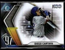 2022 Bowman #BTP-97 Diego Cartaya Bowman Scouts' Top 100 Rookie 0603D