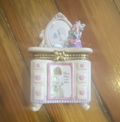 Precious moments charity begins in the heart trinket box