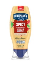 🟢 New Hellmann's SPICY Mayonnaise Medium Chili Peppers Dressing Bottle 11.5floz