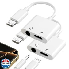   Apple MFi Certified  2 Pack Lightning to 3.5mm Headphones Jack A