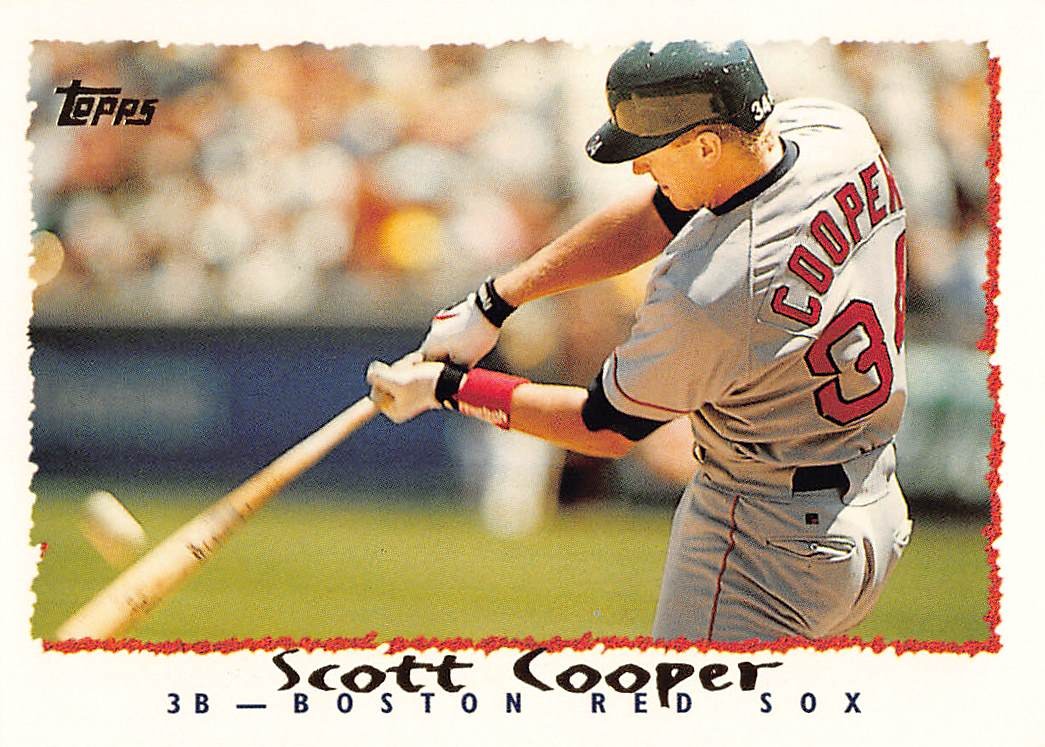 Scott Cooper 1995 Topps 4  Boston Red Sox