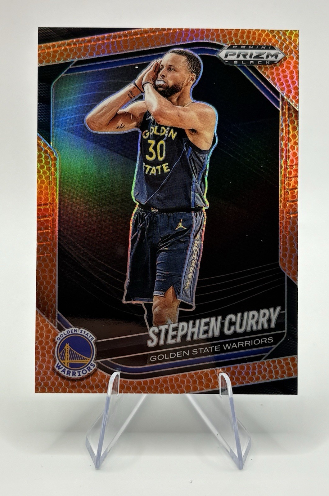 Stephen Curry 2024-25 Panini Prizm Black Basketball Prizm /225 Night Night #7