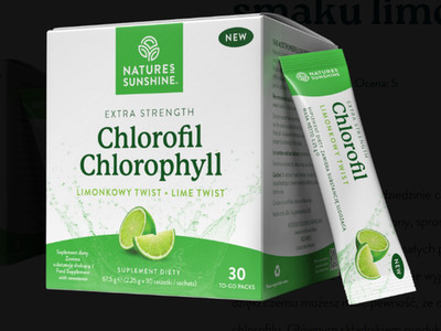 Chlorophyll in Limettengeschmack-Beuteln (67,5 g)