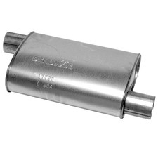 Walker Exhaust Muffler Super Turbo 3 Inlet3 Outlet Steel Aluminized Each 17792