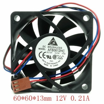   6013 AFB0612HC 12V 0.21A computer chassis CPU power supply cooling fan  #qm