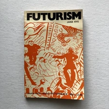 Vintage Futurism Jane Rye Art History Book Studio Vista Dutton 1972 Softcover
