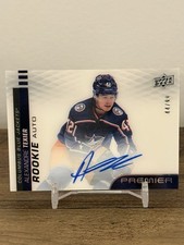 Alexandre Texier 2019-20 UD Premier Acetate Rookies Horizontal Auto #AR-AT