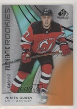 2019 SP Game Used Authentic Rookies Orange Rainbow 46/112 Nikita Gusev #146 ry5