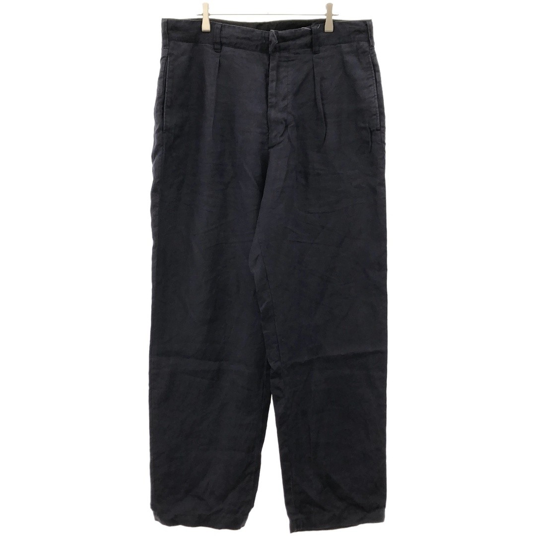 Engineered Garments Linen Wide Tuck Pants Navy M Used MESC-0