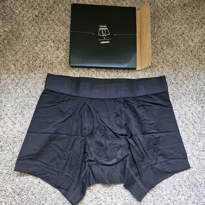 Men's Small The Other Danish Guy Traveller Trunk Boxer Briefs Black New NOS rare